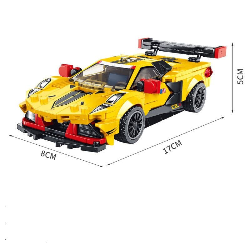 image-Small Particles Assembled Sports Car Toy Building Blocks