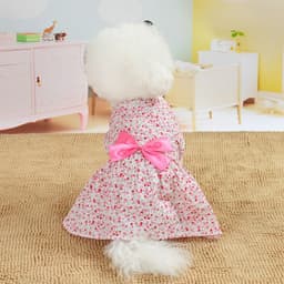 image-Dress Bowknot Floral Dog Breathable Cute Princess Dress