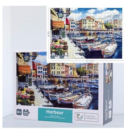 image-1000 Pieces Of Jigsaw Puzzle Children Adult Decompression Super Difficult Cartoon Animation Landscape Handmade Painting Gift Educational Toy
