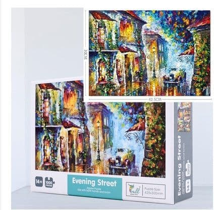 image-1000 Pieces Of Jigsaw Puzzle Children Adult Decompression Super Difficult Cartoon Animation Landscape Handmade Painting Gift Educational Toy