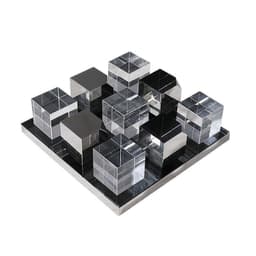 image-Modern Home Crystal Chess Ltalian Light Luxury Model Room Study Room Decoration Geometric Chess Pieces Chess Board Nordic
