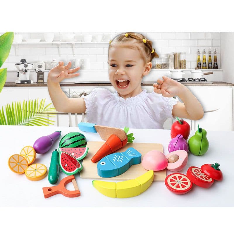 image-Supply 15 Pieces Of Wooden Magnets For Children'S Play Toys