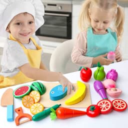 image-Supply 15 Pieces Of Wooden Magnets For Children'S Play Toys