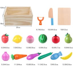 image-Supply 15 Pieces Of Wooden Magnets For Children'S Play Toys
