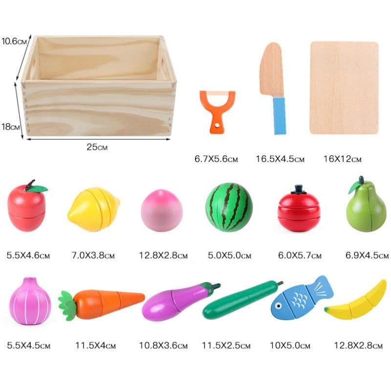 image-Supply 15 Pieces Of Wooden Magnets For Children'S Play Toys