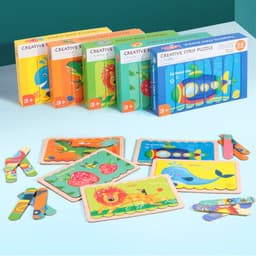 image-Early Childhood Education Puzzle Board Game Jigsaw Puzzle Toy