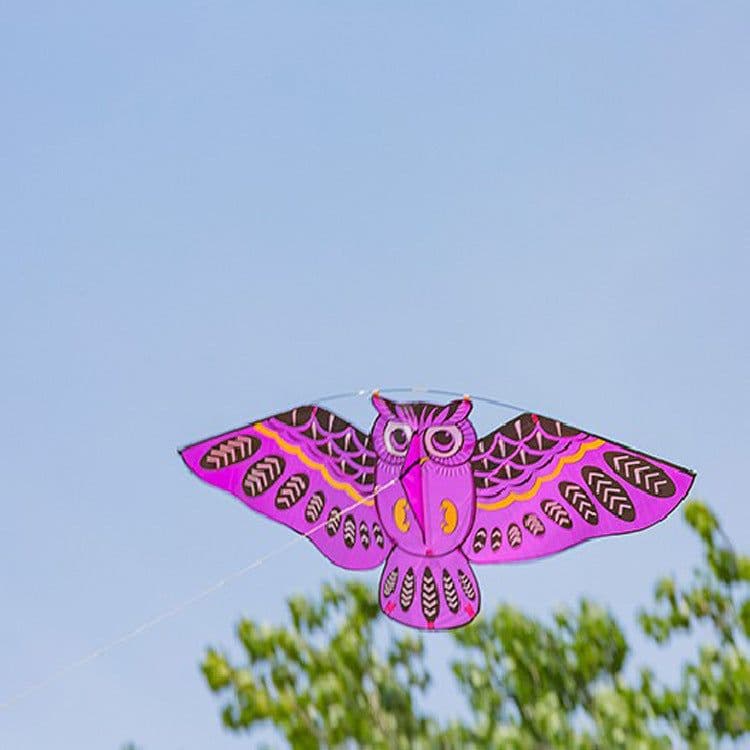 image-Owl Kite Cartoon Children's Kite Crafts Outdoor Flying