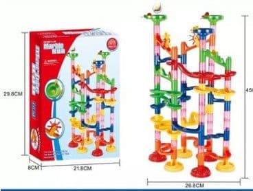image-Foreign Trade Hot Sale 3D Pipeline Diy Puzzle Assembly Maze Track Ball Building Block Children'S Puzzle Building Block Toy