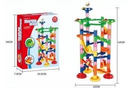 image-Foreign Trade Hot Sale 3D Pipeline Diy Puzzle Assembly Maze Track Ball Building Block Children'S Puzzle Building Block Toy