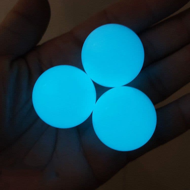 image-Luminous Sticky Ball Toys Sticky Wall Home Party Games Glow In The Dark Novelty Toys Decompression Squeeze Toy
