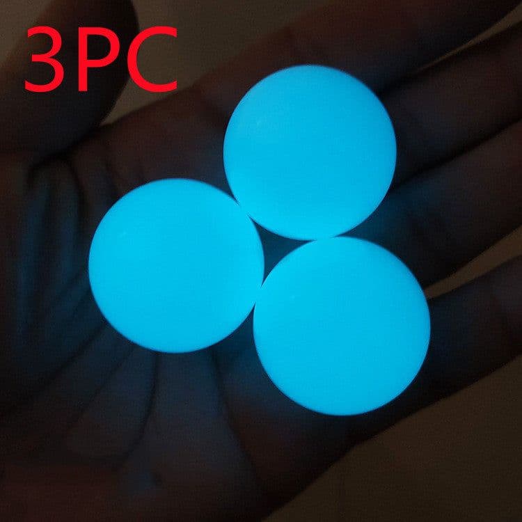 image-Luminous Sticky Ball Toys Sticky Wall Home Party Games Glow In The Dark Novelty Toys Decompression Squeeze Toy