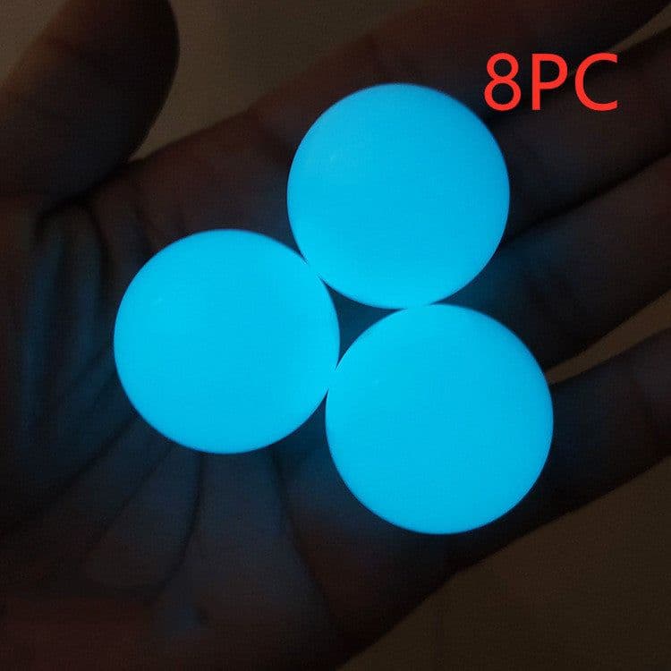 image-Luminous Sticky Ball Toys Sticky Wall Home Party Games Glow In The Dark Novelty Toys Decompression Squeeze Toy