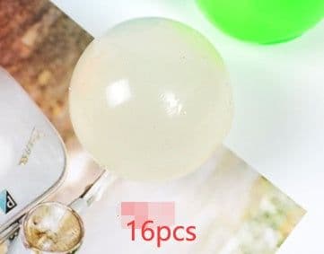 image-Luminous Sticky Ball Toys Sticky Wall Home Party Games Glow In The Dark Novelty Toys Decompression Squeeze Toy