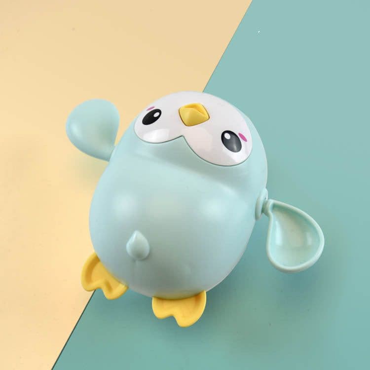 image-Baby Bath Toy Kawaii Swimming Penguin Bath Pool Toy Cute Wind Up Little Penguin Bath Toys Set Baby Montessori Educational Toys