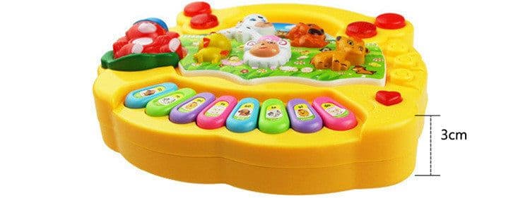 image-Toddler Musical Piano Toy Allow Toddler To Recognize Farm Animal And Sounds Age 3