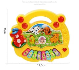 image-Toddler Musical Piano Toy Allow Toddler To Recognize Farm Animal And Sounds Age 3