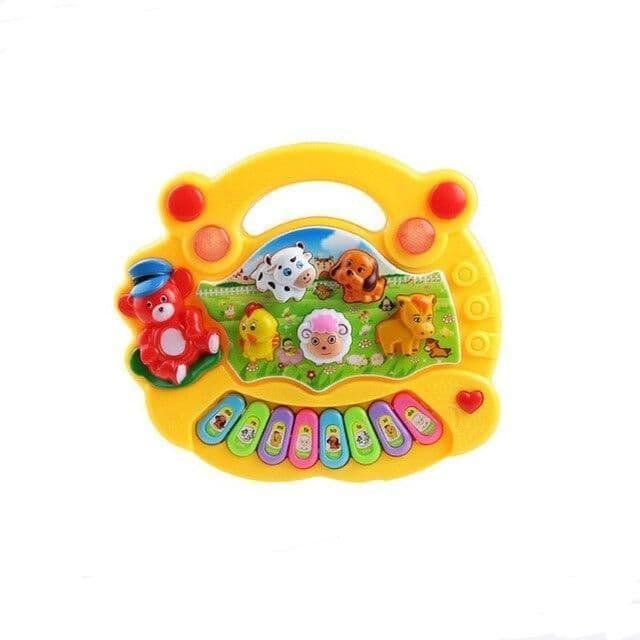 image-Toddler Musical Piano Toy Allow Toddler To Recognize Farm Animal And Sounds Age 3