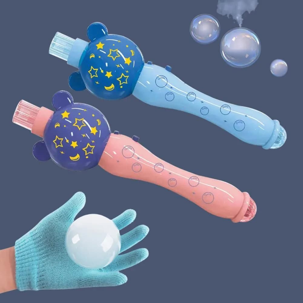image-Bubble Machine Girlish Lightweight Plastic Toddlers Bubble Machine For Toddlers Bubble Machine Plastic Toddlers