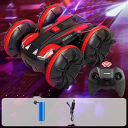 image-Remote Control Boat Amphibious Car Waterproof Rotate 360 Electric Toy Car For Childrens