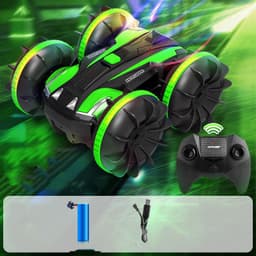 image-Remote Control Boat Amphibious Car Waterproof Rotate 360 Electric Toy Car For Childrens