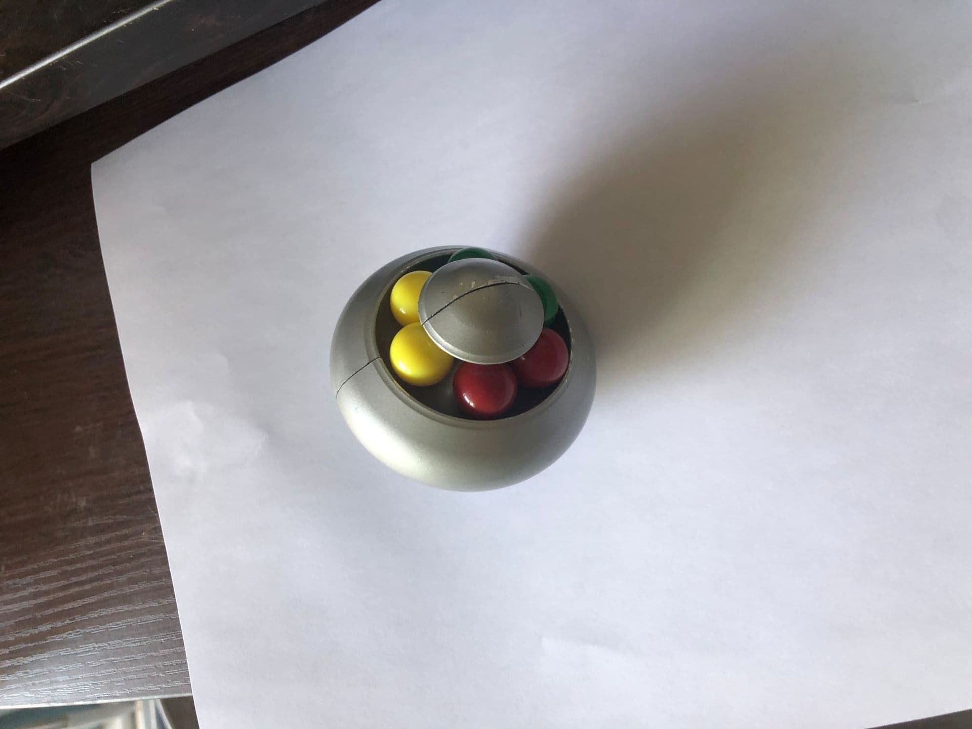 image-Puzzle Fun Mind-Tickling Health Decompression Kid Toy Rotating Magic Bean Fingertip Cube Gyro Rubik's Cube Brain Training Toy
