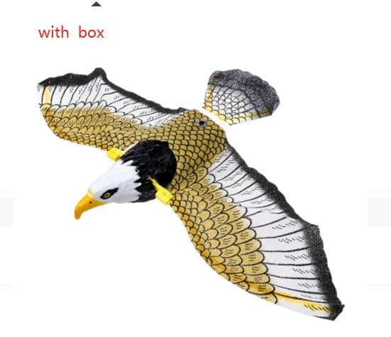 image-Simulation Bird Cat Interactive Pet Toys Hanging Eagle Flying Teasering Play Kitten Dog Toys Animals Cat Accessories Supplies