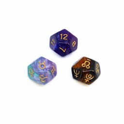 image-Twelve Constellation Dice Set Casual Party Divination Die Game Sieve Astrology Board Game Props