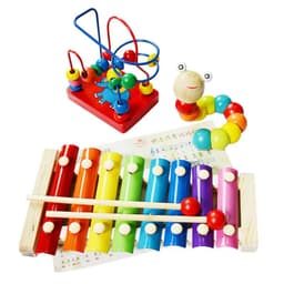 image-Boy Girl Baby Educational Musical Instrument Toy 1-2-3 Years Old Eight-tone Xylophone