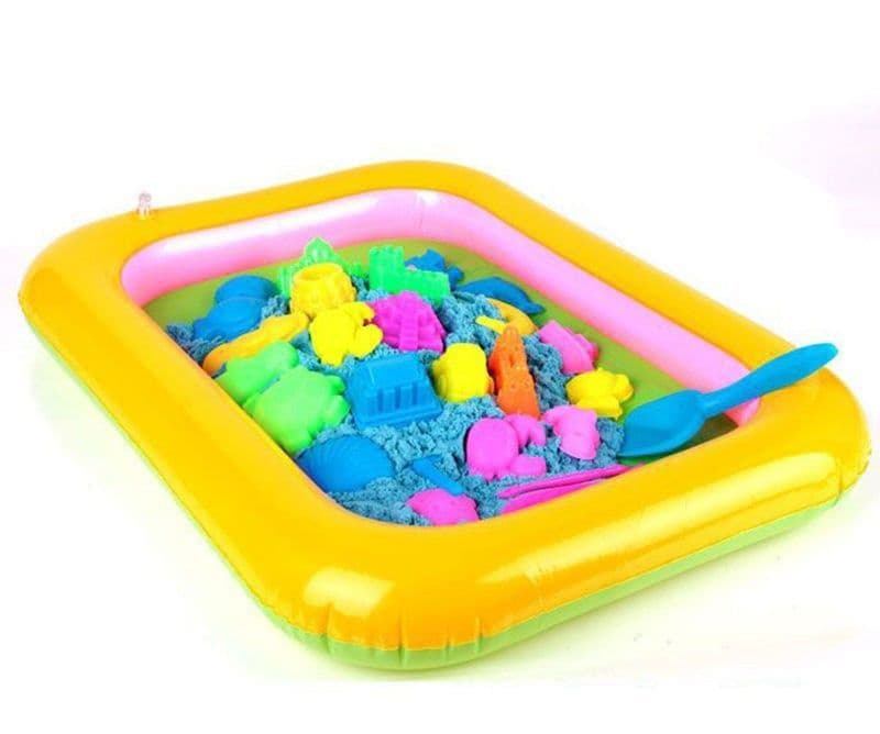 image-Sand Pool Inflatable Mold Soil Tool Inflatable Pool Mold Color Mud Space Sand Inflatable Cushion Sand