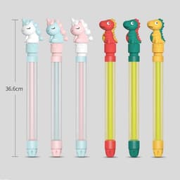 image-Summer Beach Toys Dinosaur Pull Water Gun Parent-child Interactive Outdoor Toys