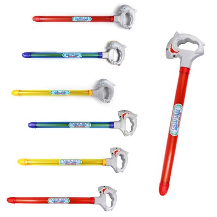 image-Summer Beach Toys Dinosaur Pull Water Gun Parent-child Interactive Outdoor Toys