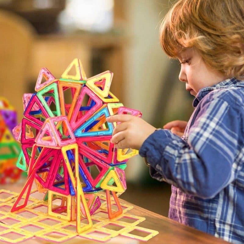image-Magnetic Piece Building Blocks Variety Toys Smart Piece