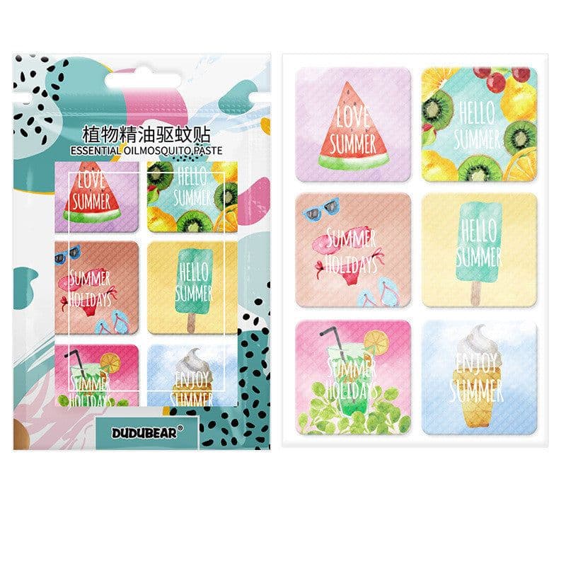 image-Children's Mosquito Repellent Stickers For Babies And Adults Outdoor Portable