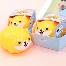 image-Shiba Inu Lala Le Squeezing Vent Ball Stretching Flour Ball Kneading Le Toy