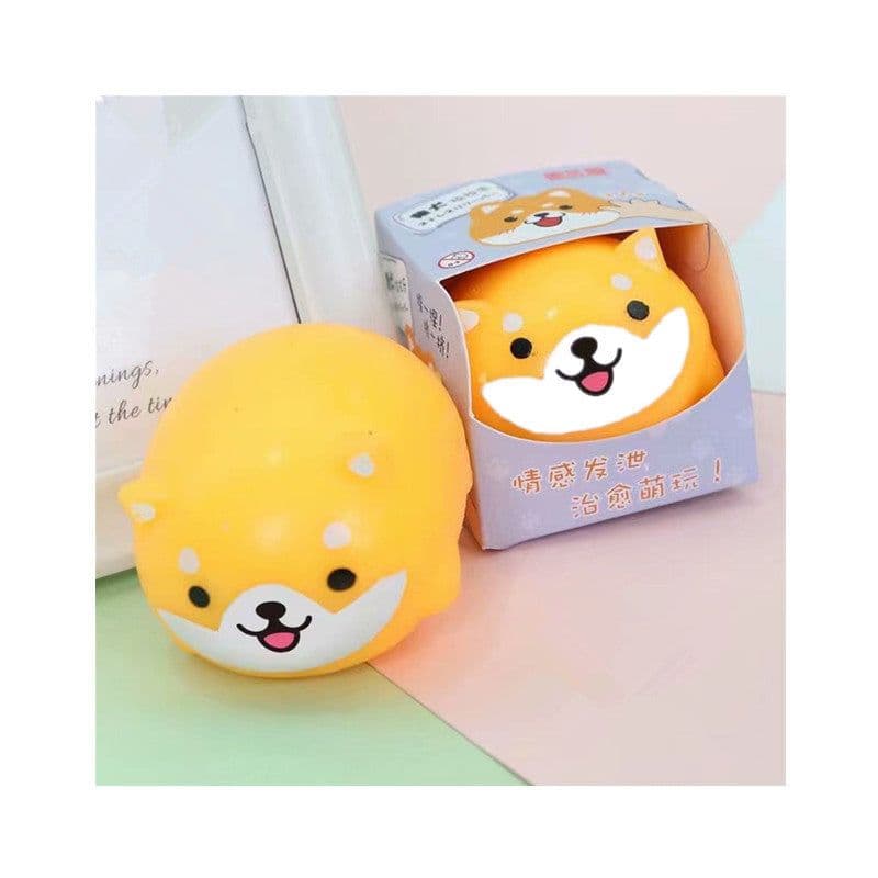 image-Shiba Inu Lala Le Squeezing Vent Ball Stretching Flour Ball Kneading Le Toy