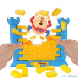 image-Humpty Dumpty The Wall Game Children Toy Colorful Demolishing Wall Game Interesting Kids Toy Educational Toys Building Blocks