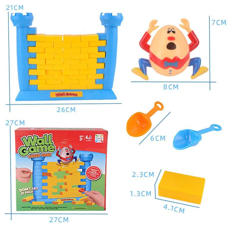 image-Humpty Dumpty The Wall Game Children Toy Colorful Demolishing Wall Game Interesting Kids Toy Educational Toys Building Blocks