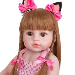 image-KEIUMI 48cm Full Silicone Girl Reborn Baby Simulation Baby Reborn Baby