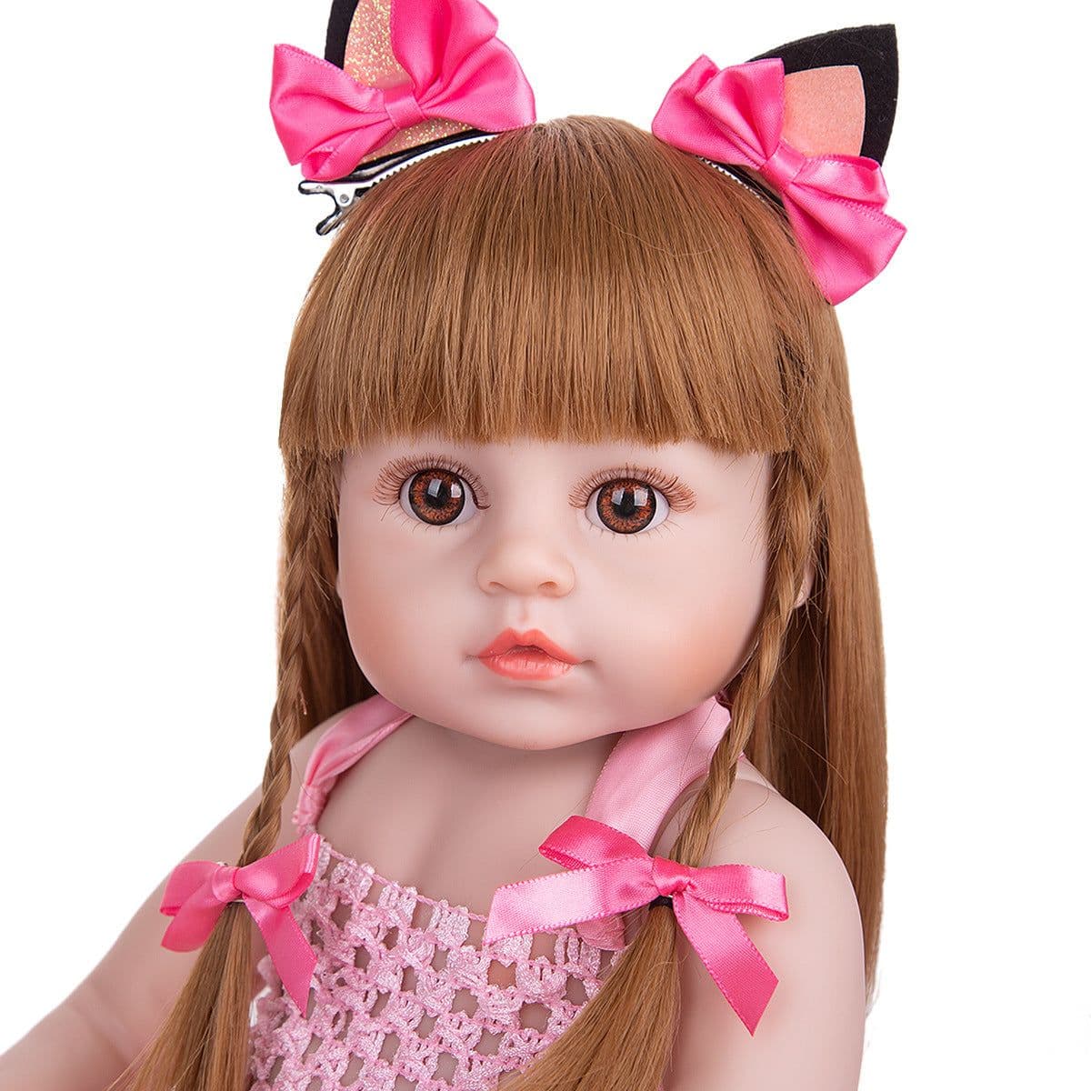 image-KEIUMI 48cm Full Silicone Girl Reborn Baby Simulation Baby Reborn Baby