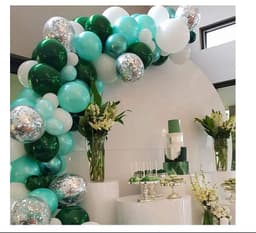 image-12Tiffany Metallic Latex Balloon Arch Garland