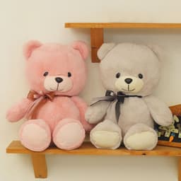 image-Cute Navy Bear Doll Ribbon Bear Teddy Bear Doll Doll Custom Plush Toy Grab Machine Doll Wholesale