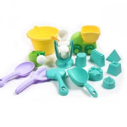 image-New Soft Beach Toys Children's Summer Beach Beach Bucket Playing In Water Large Shovel Sand Dredging Tool Set