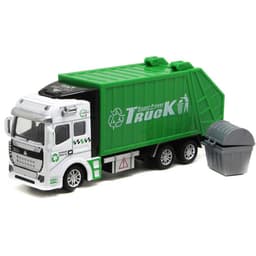 image-Children's Toy Alloy Pull Back Engineering Truck, Mixer Truck, Garbage Truck