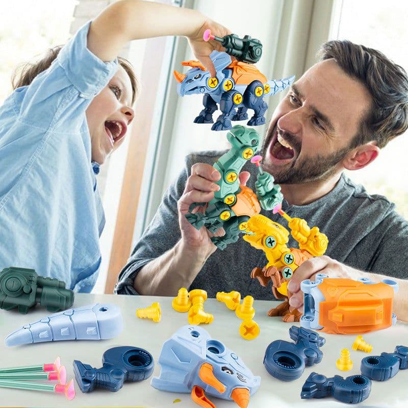 image-Children's Puzzle Assembling Dinosaur Detachable