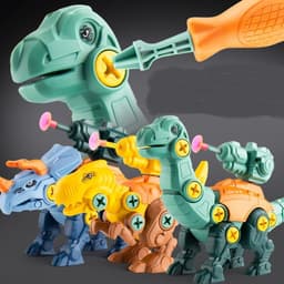 image-Children's Puzzle Assembling Dinosaur Detachable