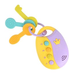 image-Baby Early Education Music Simulation Car Sound Effect Remote Control Educational Toy Children Simulation Car Key Lock Toy