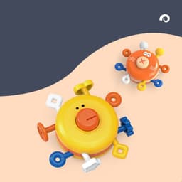 image-Baby Toys More Than 6 Months 8 Puzzle Early Education 0-1-3 Years Old Children Finger Training 7 Comfort 9 Newborn 2 Baby