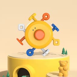 image-Baby Toys More Than 6 Months 8 Puzzle Early Education 0-1-3 Years Old Children Finger Training 7 Comfort 9 Newborn 2 Baby