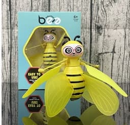 image-Mini Flying Ball Bee Toys - Rc Infrared Induction Drone Helicopter With Shinning Gesture Sensing Bee Flying Vehicle