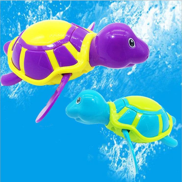 image-Baby Tortoise Bathroom Toys Baby Bathing In Water Swimming